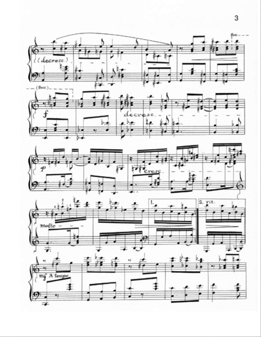 Peacock Colors Piano Solo scores gallery preview page 3