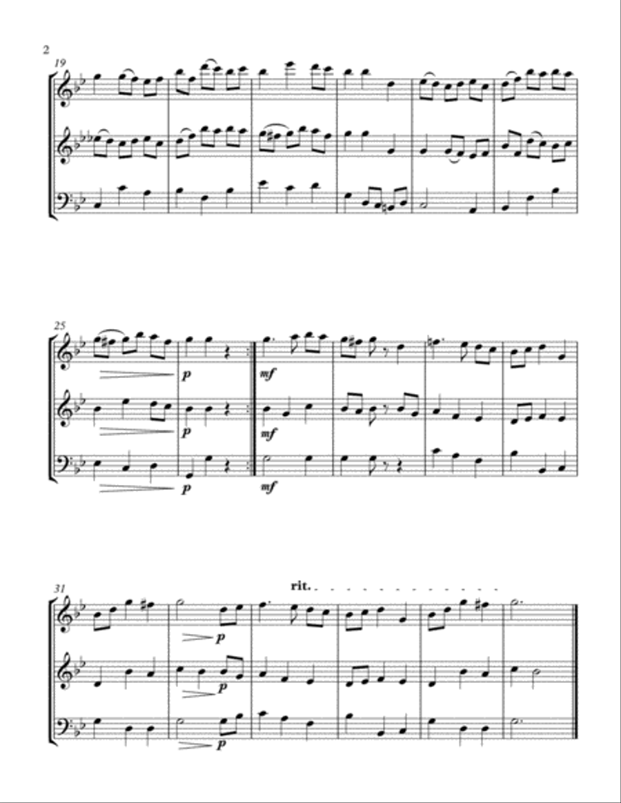 Bagatelle (for flute, oboe and bassoon) Bagatelle (for flute, oboe and bassoon) Woodwind Trio scores gallery preview page 2