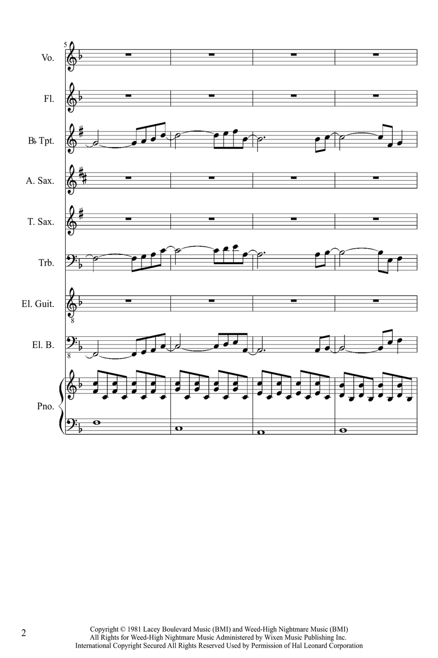 Don't Stop Believin' Large Ensemble scores gallery preview page 2