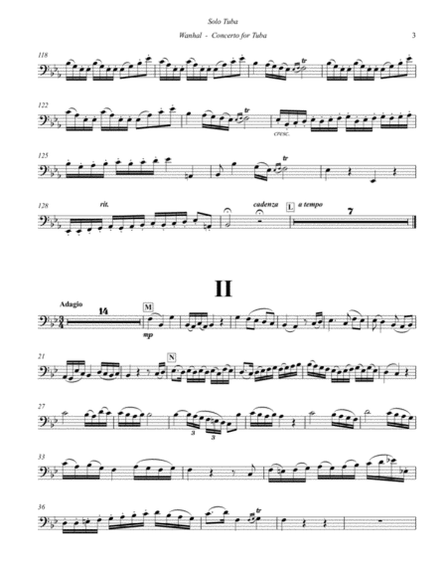 Concerto for Tuba with Piano accompaniment