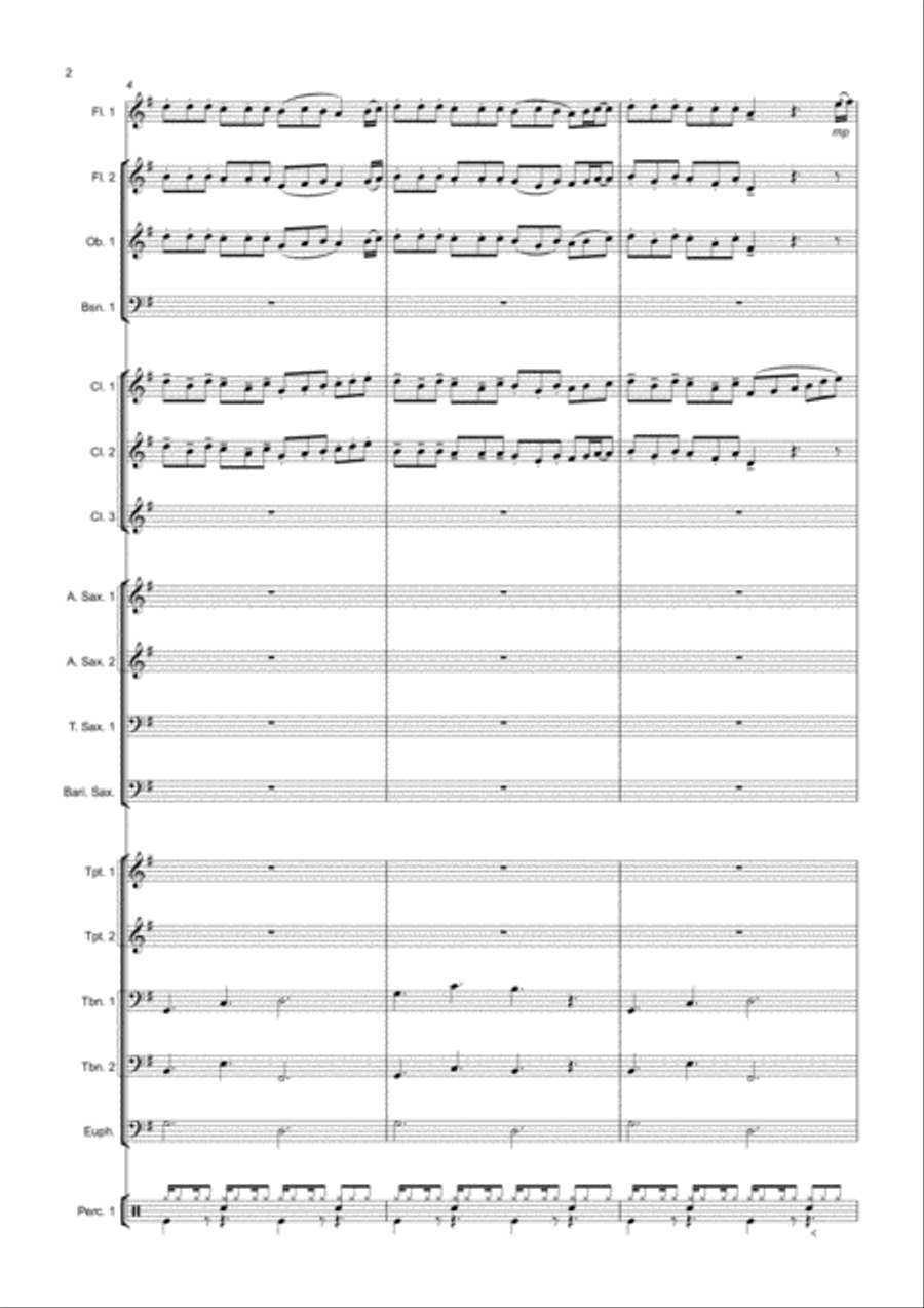 Key Role Concert Band scores gallery preview page 2