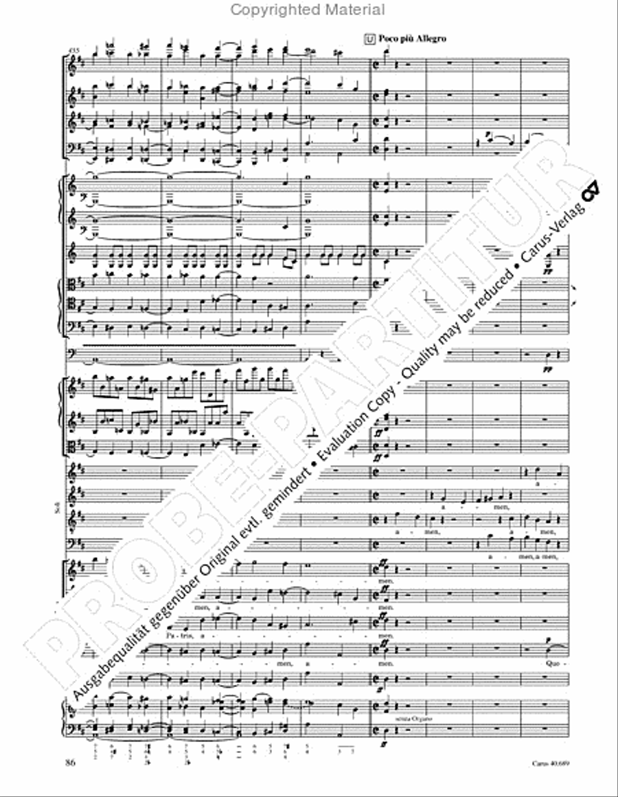 Missa solemnis Missa solemnis 4-Part scores gallery preview page 102