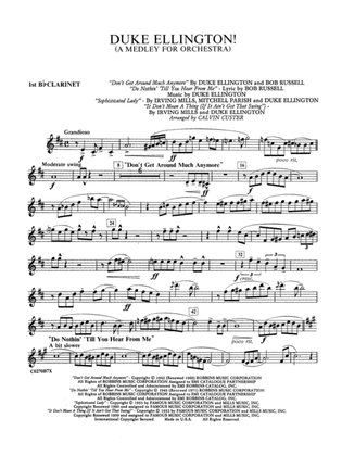Book cover for Duke Ellington: 1st B-flat Clarinet