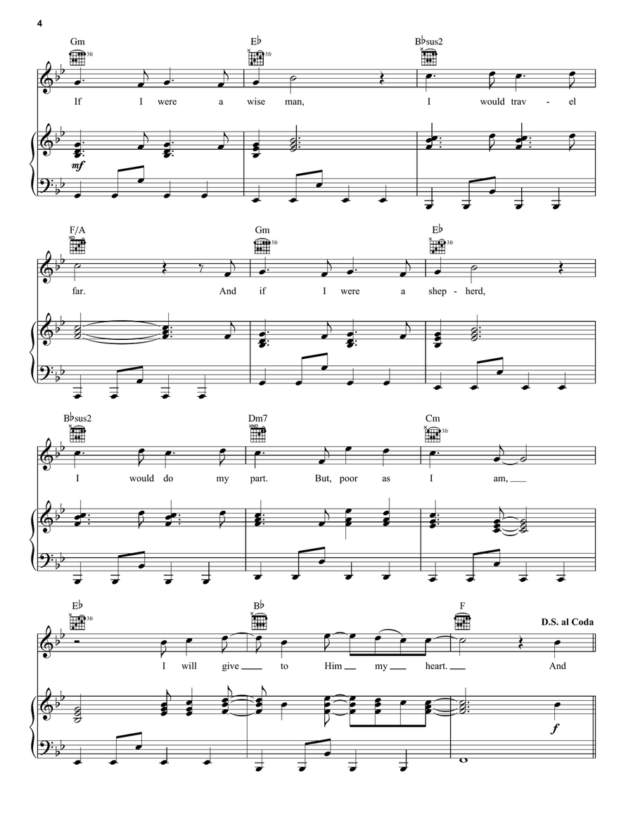 He Shall Reign Forevermore Piano, Vocal, Guitar scores gallery preview page 4