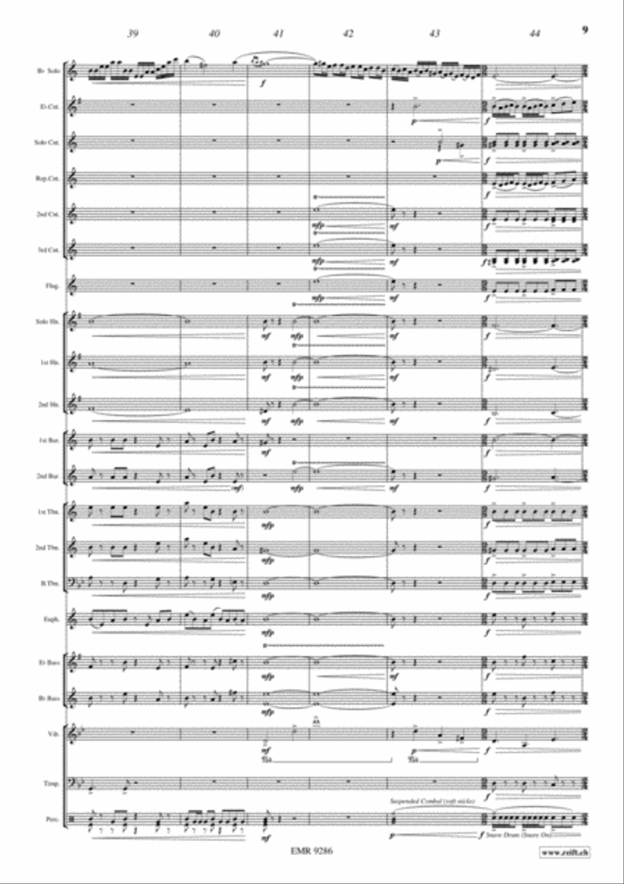 Fantasia del Tango Brass Band scores gallery preview page 9