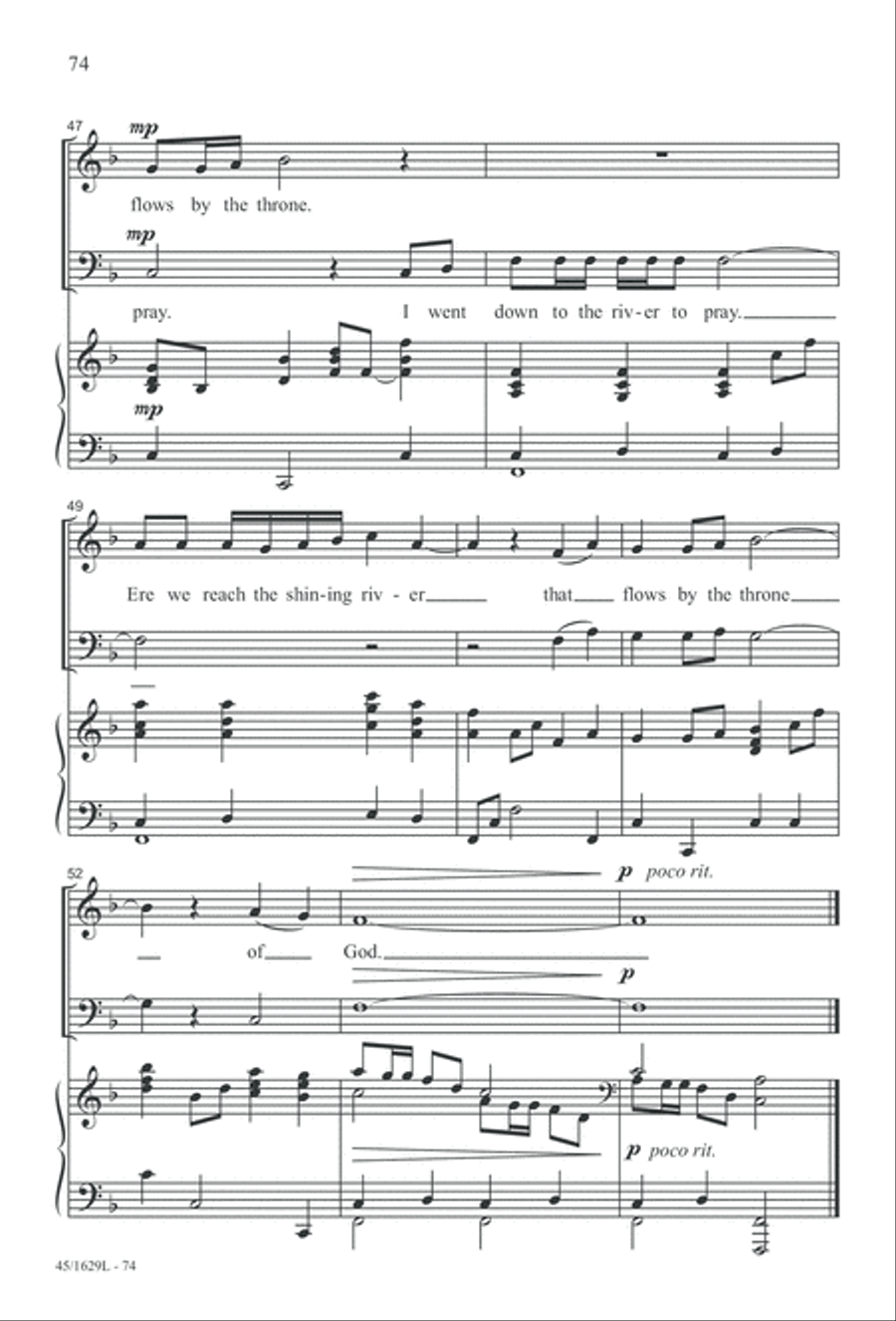 Hymns We Love to Sing, Vol. 2 3-Part scores gallery preview page 74