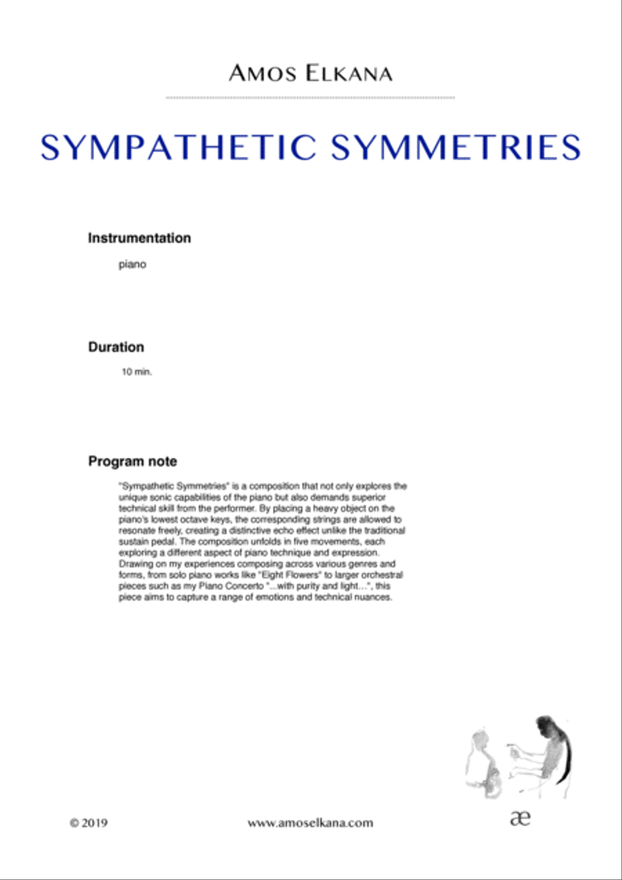 Sympathetic Symmetries Piano Solo scores gallery preview page 2