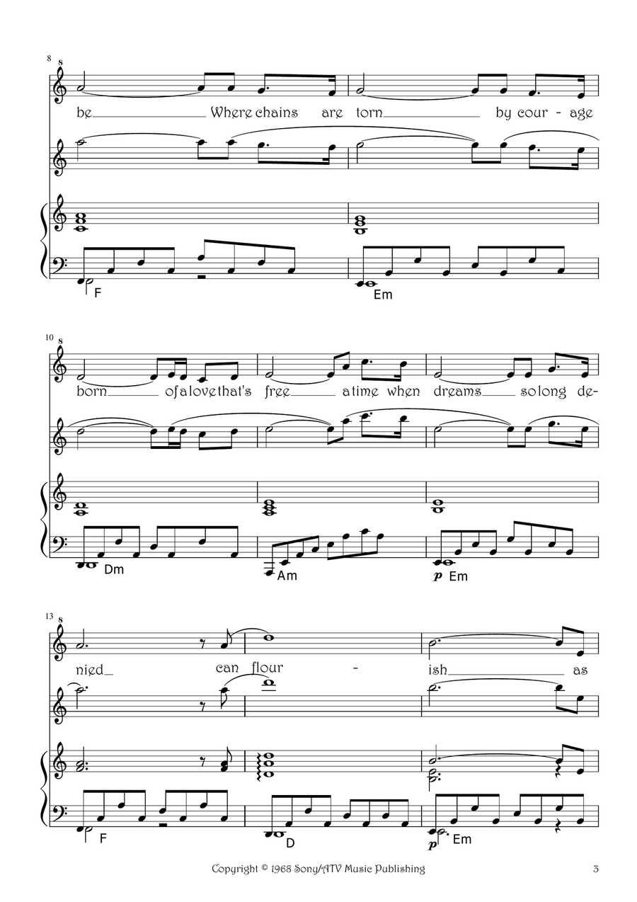 A Time For Us (love Theme) Small Ensemble scores gallery preview page 3
