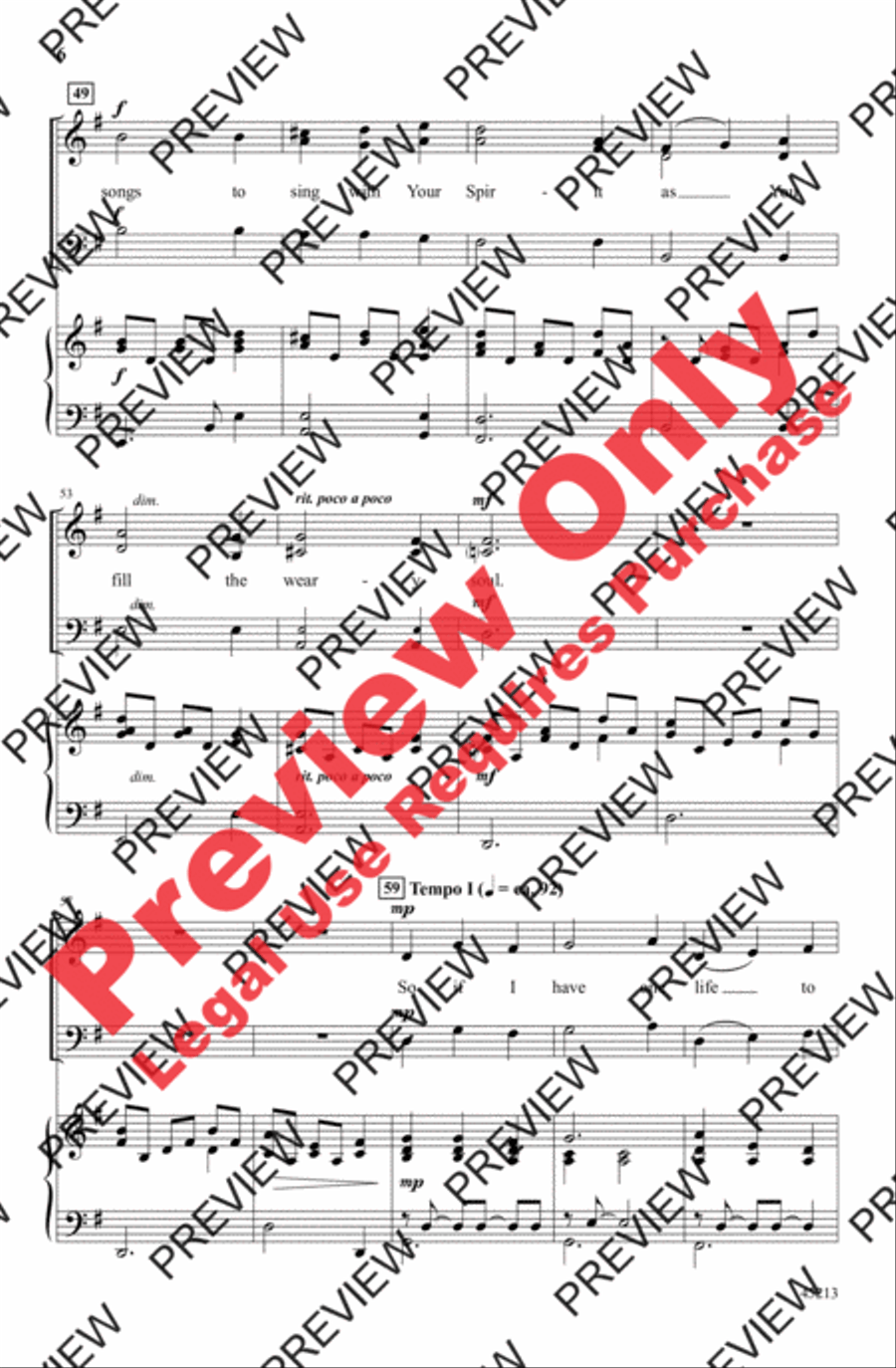Give Me a Song Give Me a Song 3-Part scores gallery preview page 6