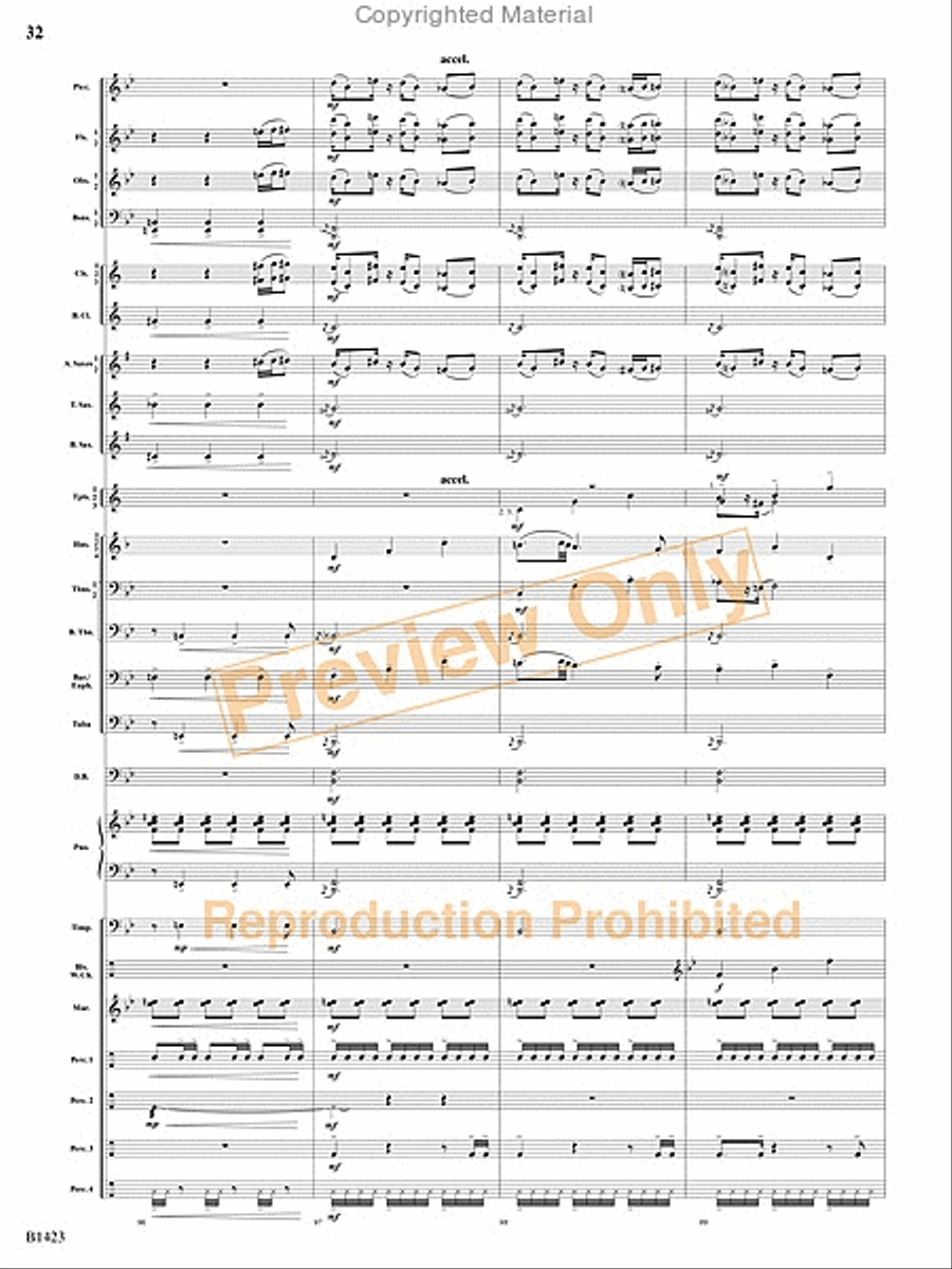 Dakota Fanfare Concert Band scores gallery preview page 31