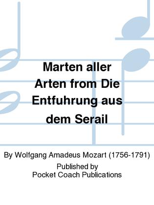Book cover for Marten aller Arten from Die Entfuhrung aus dem Serail
