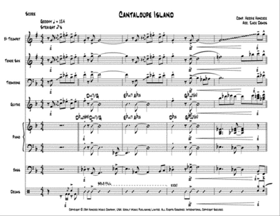 Cantelope Island Cantelope Island Jazz Ensemble scores gallery preview page 2