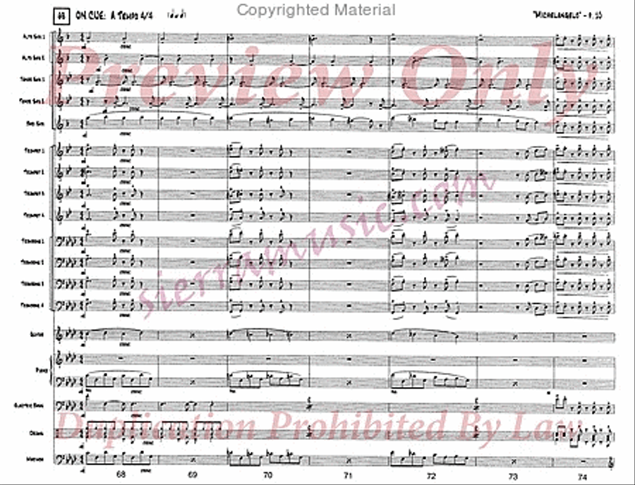 Michelangelo Jazz Ensemble scores gallery preview page 11