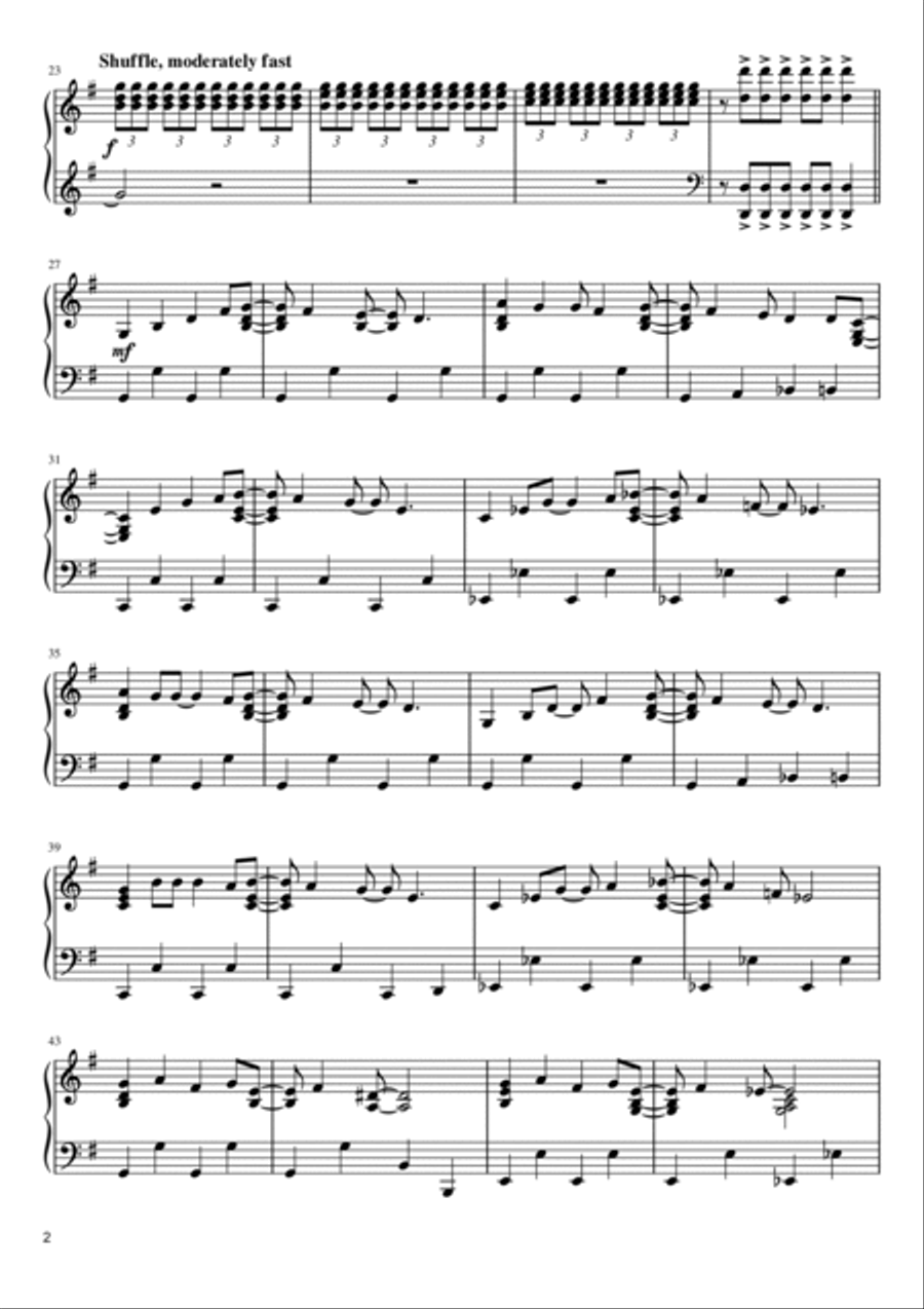 All I Want For Christmas Is You Piano Solo scores gallery preview page 2