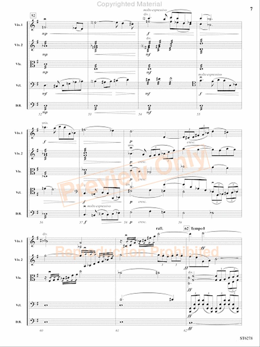Elegy String Orchestra scores gallery preview page 8