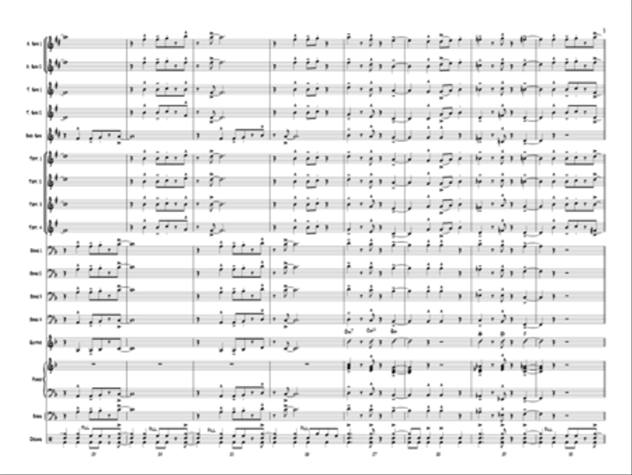 Trick Shot Jazz Ensemble scores gallery preview page 5