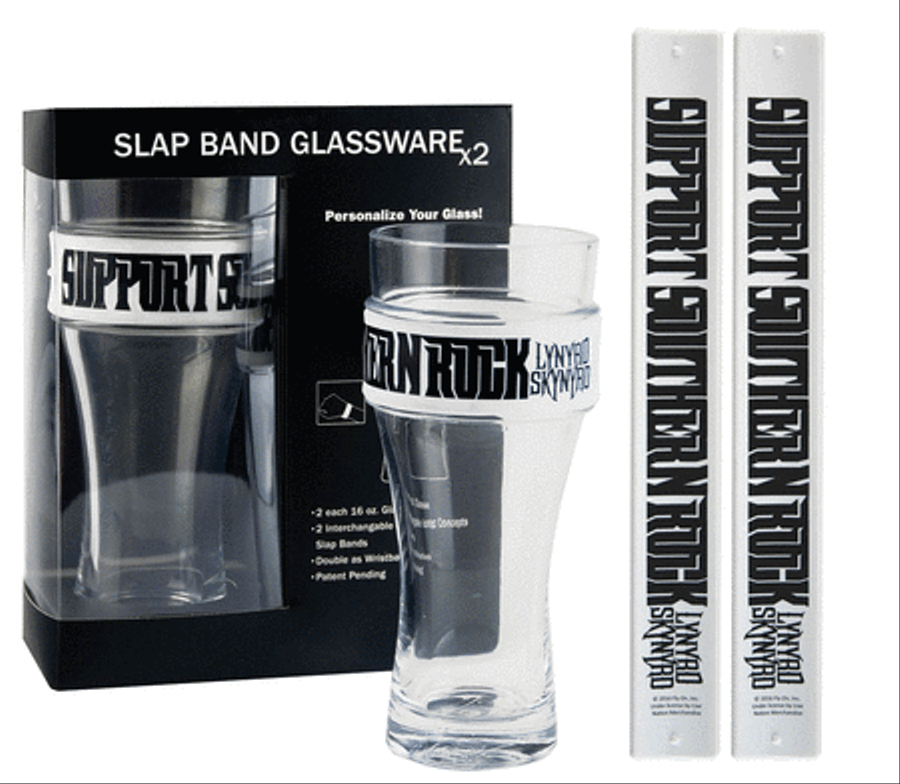 Lynyrd Skynyrd 2-Pack Slap Band Pint Size Glassware – Southern Rock School and Community scores gallery preview page 1