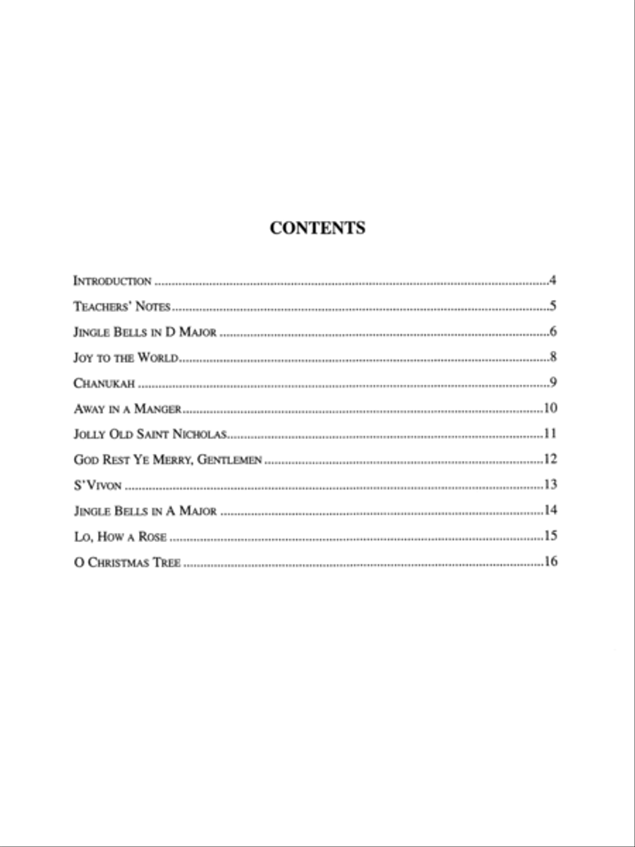 Festive Strings for String Quartet or String Orchestra String Quartet scores gallery preview page 7