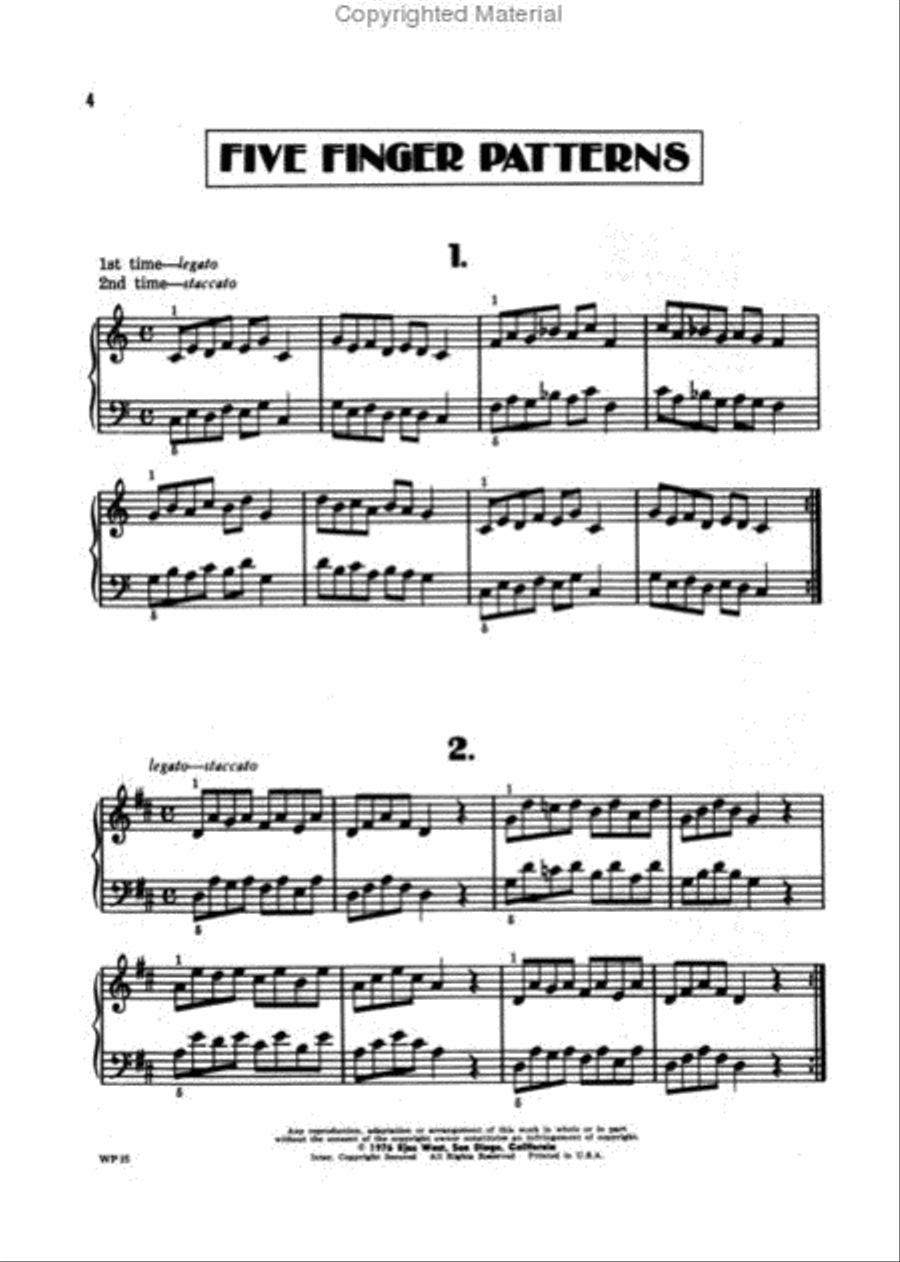 Technic Lessons, Level 4 Piano Method scores gallery preview page 2