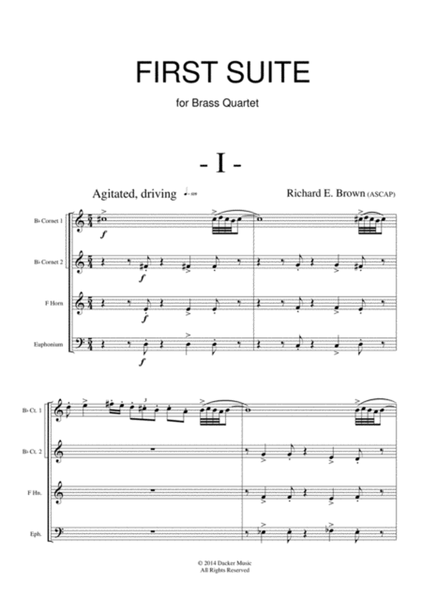 First Suite for Brass Quartet image number null