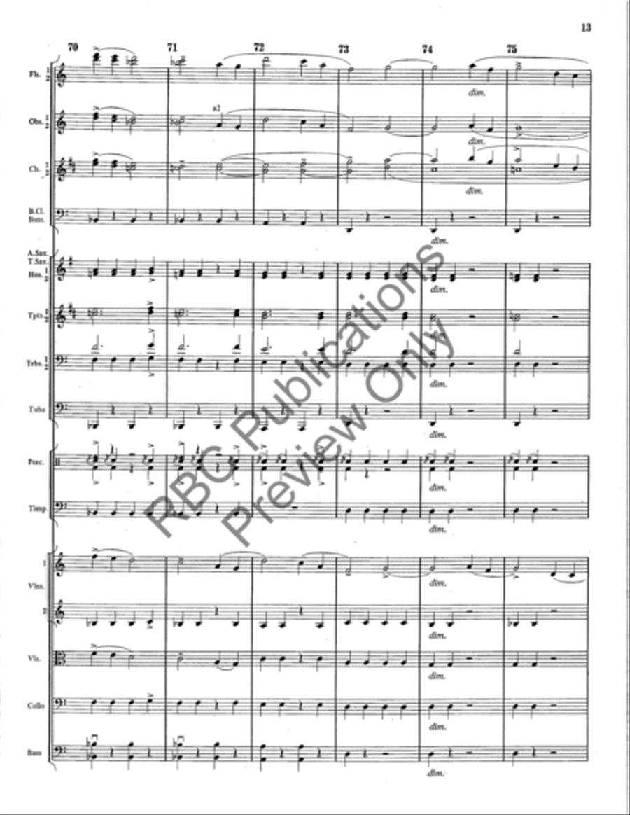 Peasant Suite Full Orchestra scores gallery preview page 14