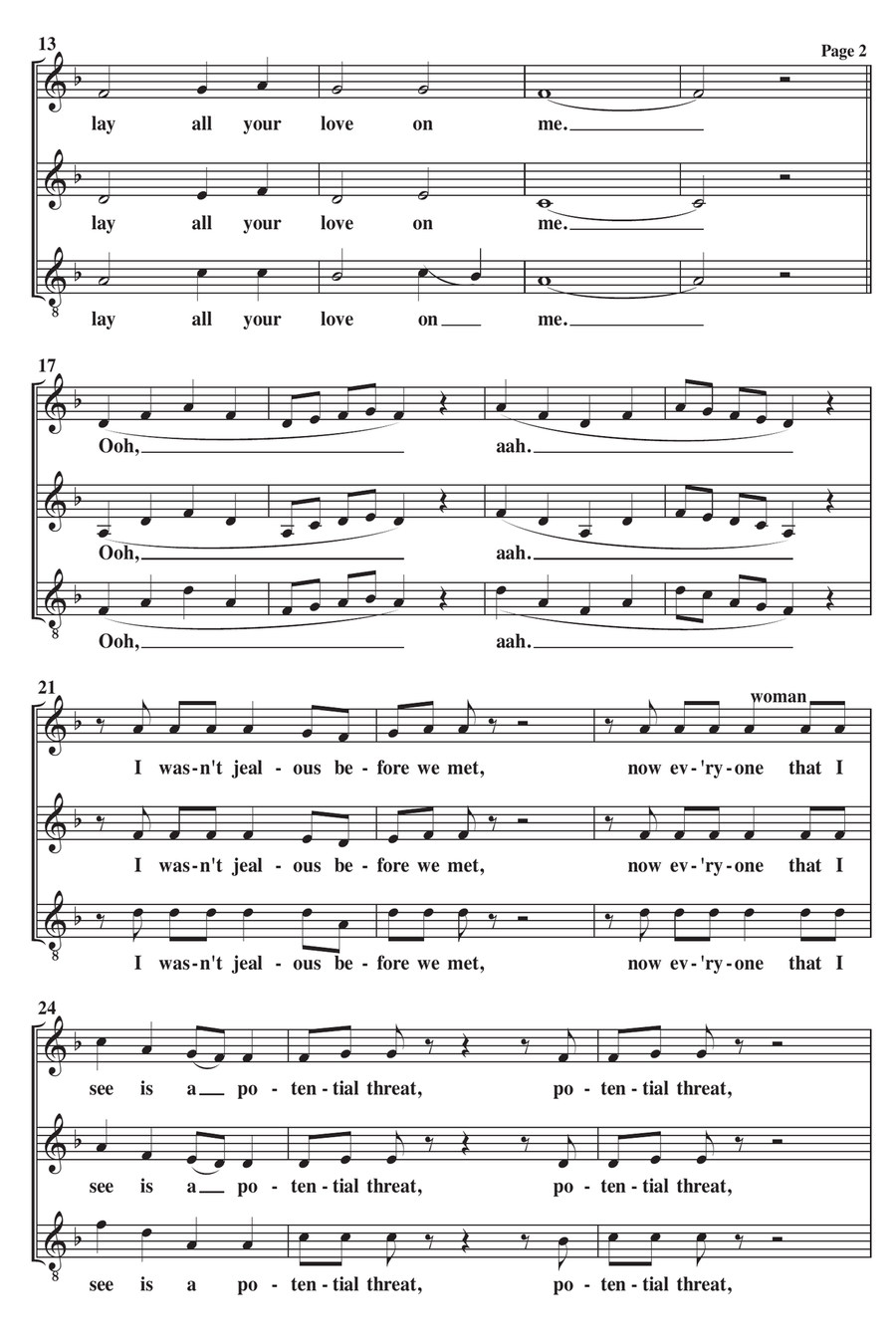 Lay All Your Love On Me SAT scores gallery preview page 2