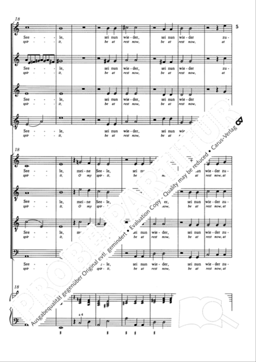 O my spirit, be at rest Choir scores gallery preview page 6