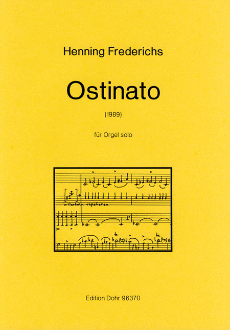 Ostinato für Orgel solo (1989) (aus dem Oratorium "Hiob")