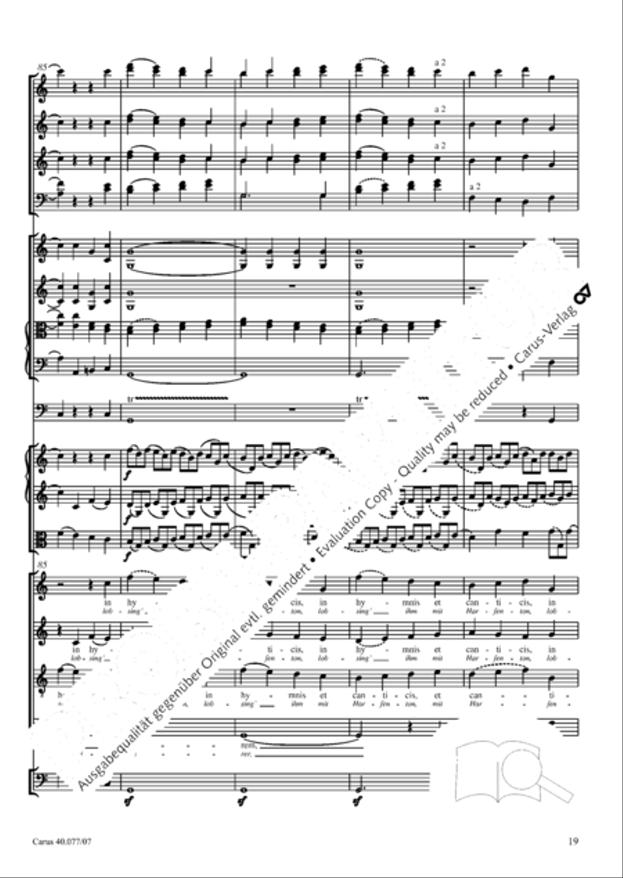 Lauda Sion 4-Part scores gallery preview page 32
