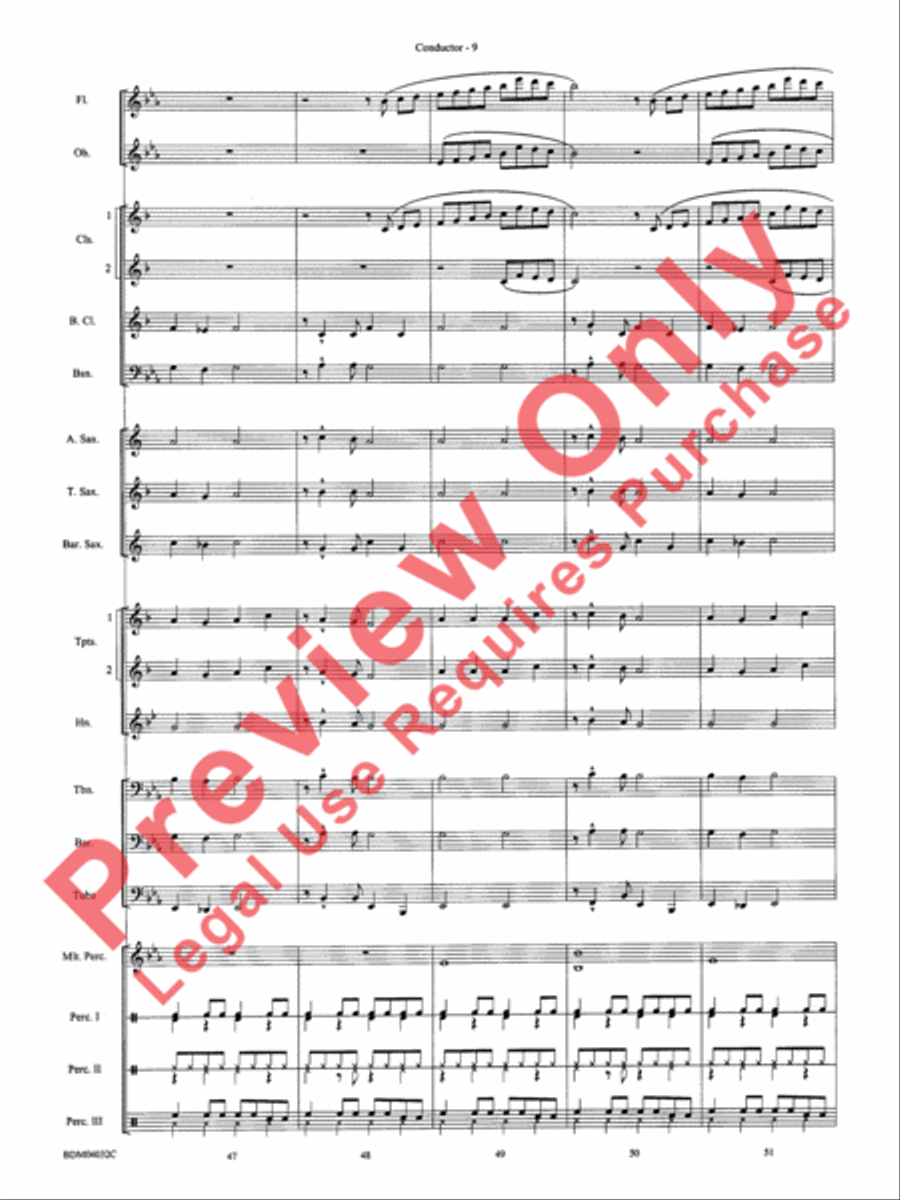 Caribbean Christmas Concert Band scores gallery preview page 11