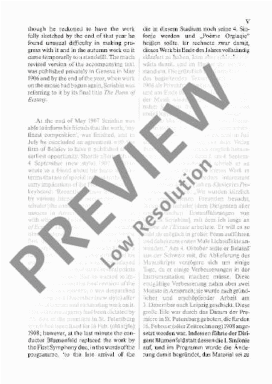 Le Poème de l'extase Orchestra scores gallery preview page 6