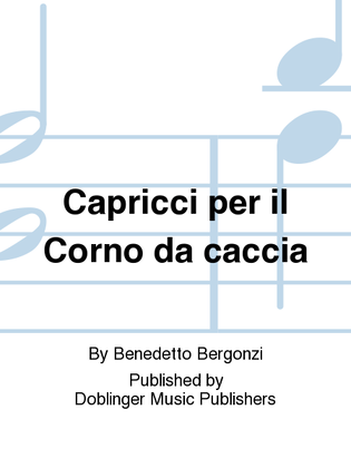 Book cover for Capricci per il Corno da caccia