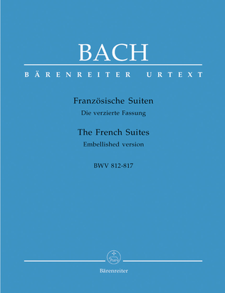Book cover for Franzosische Suiten BWV 812-817