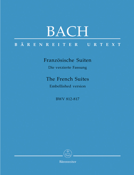 Franzosische Suiten BWV 812-817 by Johann Sebastian Bach Harpsichord - Sheet Music