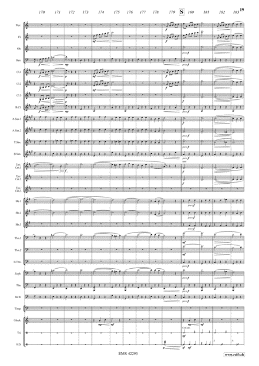 Il Gattopardo Concert Band scores gallery preview page 19
