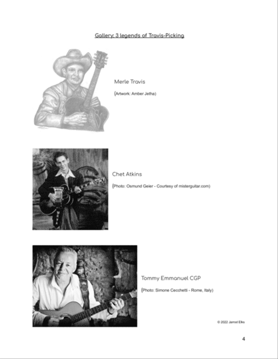 The Jarrod Elks Travis-Picking Method : A Complete Step-by-Step Guide for Beginners Acoustic Guitar scores gallery preview page 5