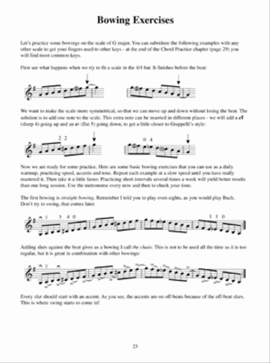 Stephane Grappelli Gypsy Jazz Violin Violin Solo scores gallery preview page 3