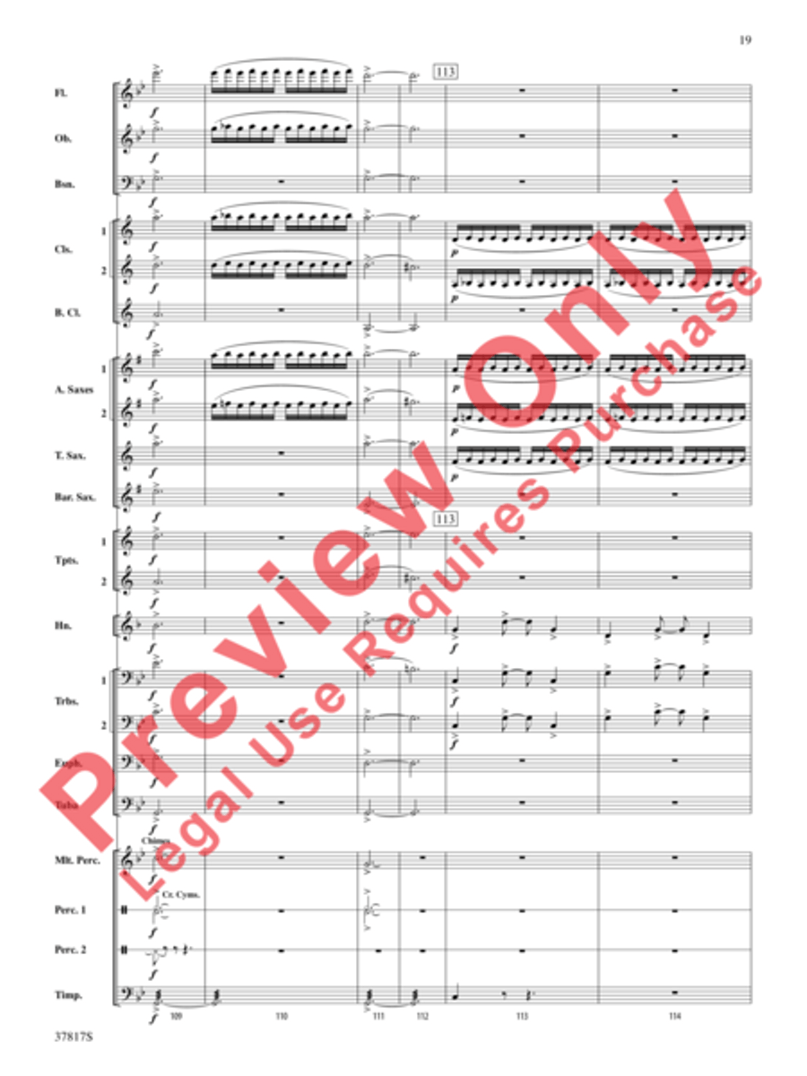 La Tregenda La Tregenda Concert Band scores gallery preview page 12