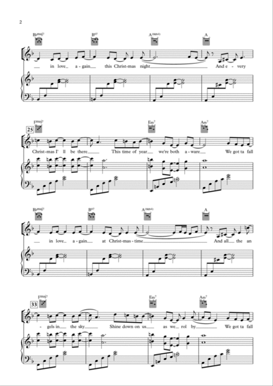 Fall In Love At Christmas Voice scores gallery preview page 2