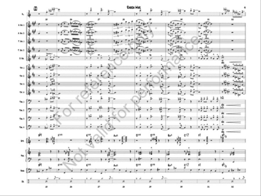 Rhoda Map Rhoda Map Jazz Ensemble scores gallery preview page 6