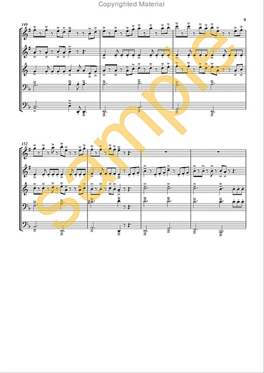 Pirates of the Caribbean Pirates of the Caribbean Brass Quintet scores gallery preview page 5