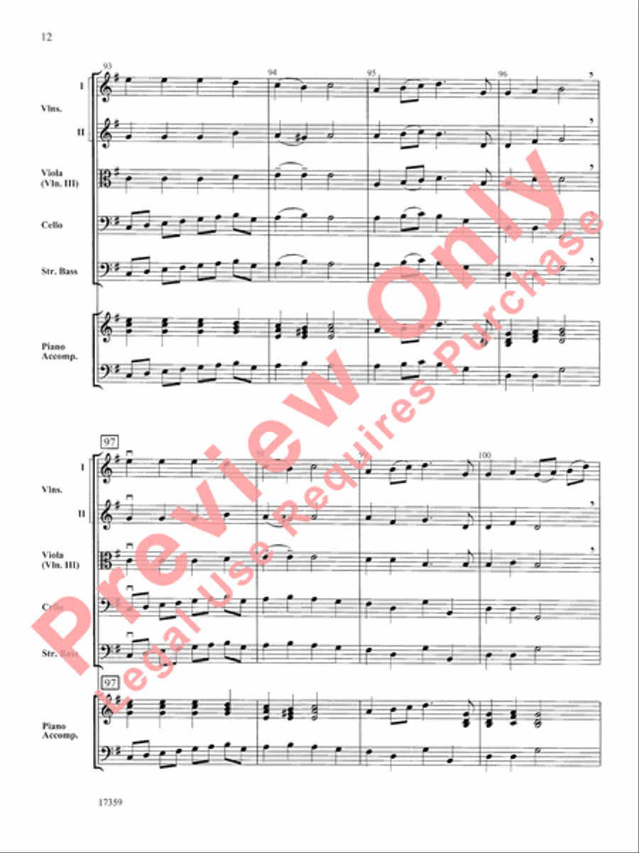 A Christmas Suite String Orchestra scores gallery preview page 13