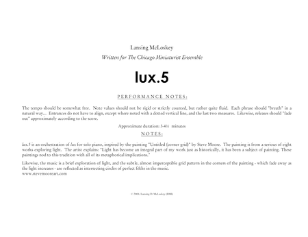 [McLoskey] lux.5