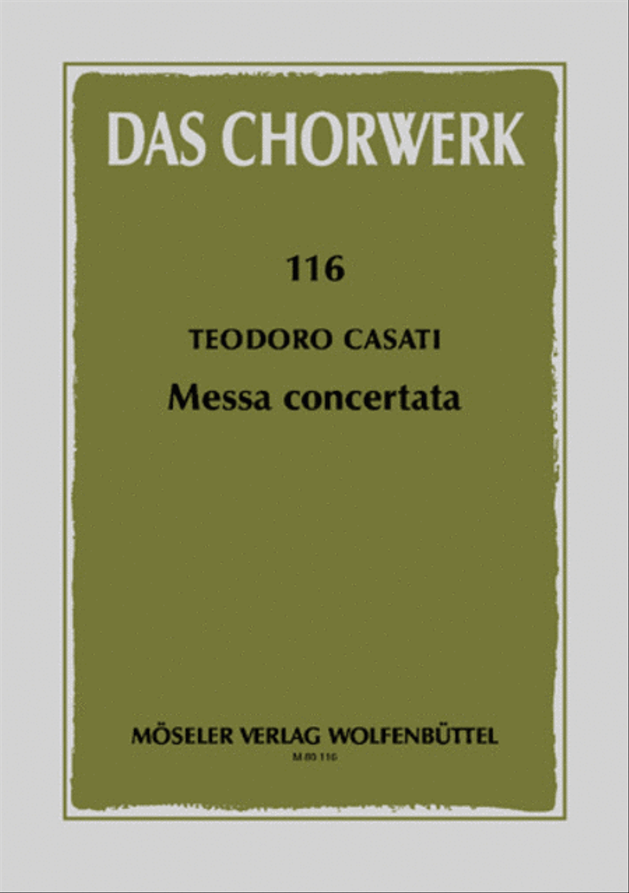 Messa concertata 4-Part scores gallery preview page 1