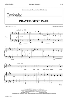 Book cover for Prayer of St. Paul
