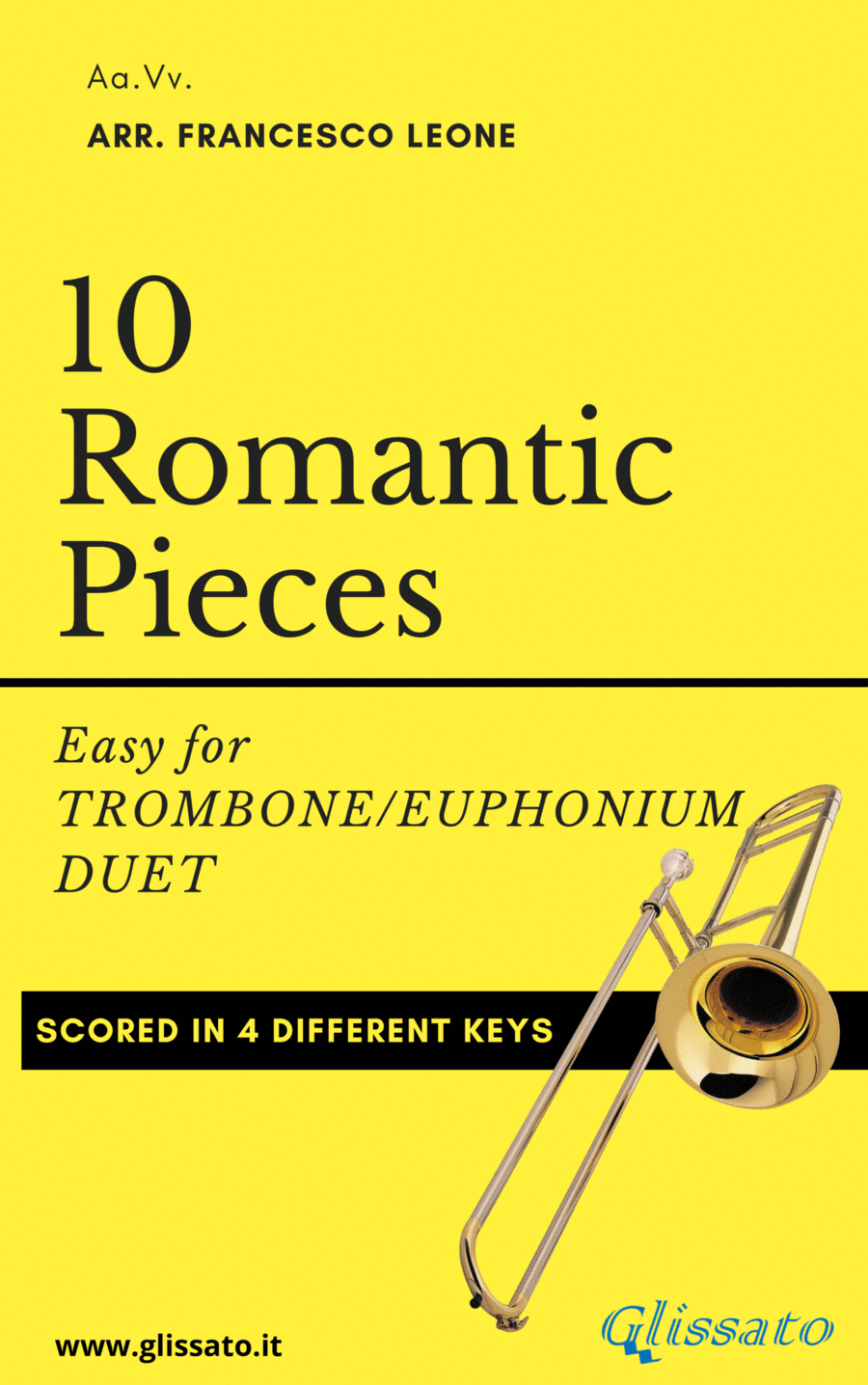 10 Romantic Pieces - Trombone or Euphonium Duet Brass Duet scores gallery preview page 1