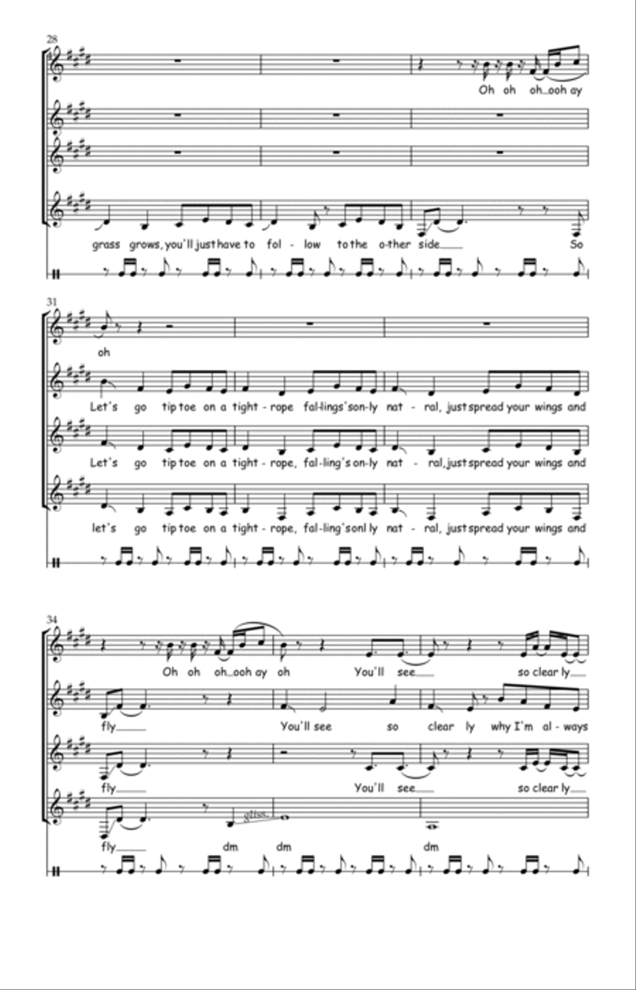 Na Na Na SSAA scores gallery preview page 4