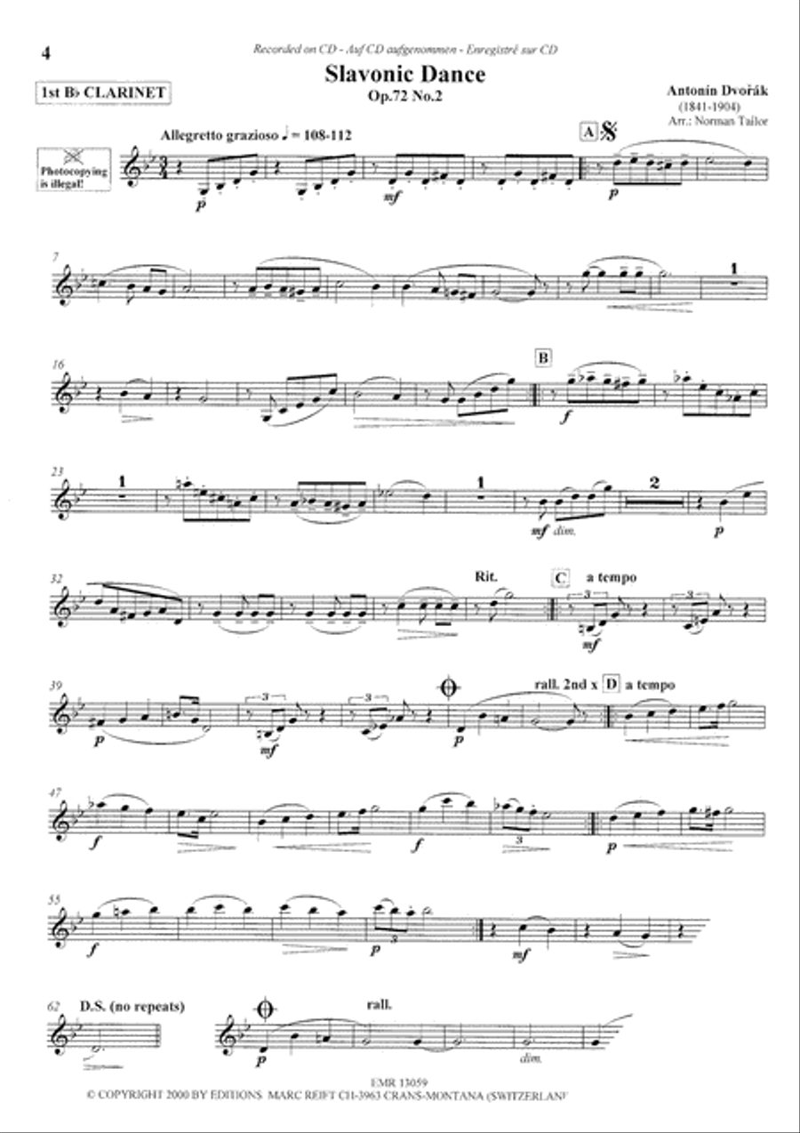 Play The 1st Clarinet With The Philharmonic Wind Orchestra Concert Band scores gallery preview page 5