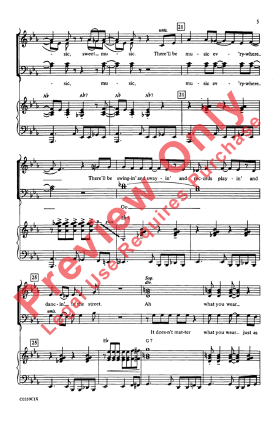 Oh, Happy Day Oh, Happy Day 4-Part scores gallery preview page 5