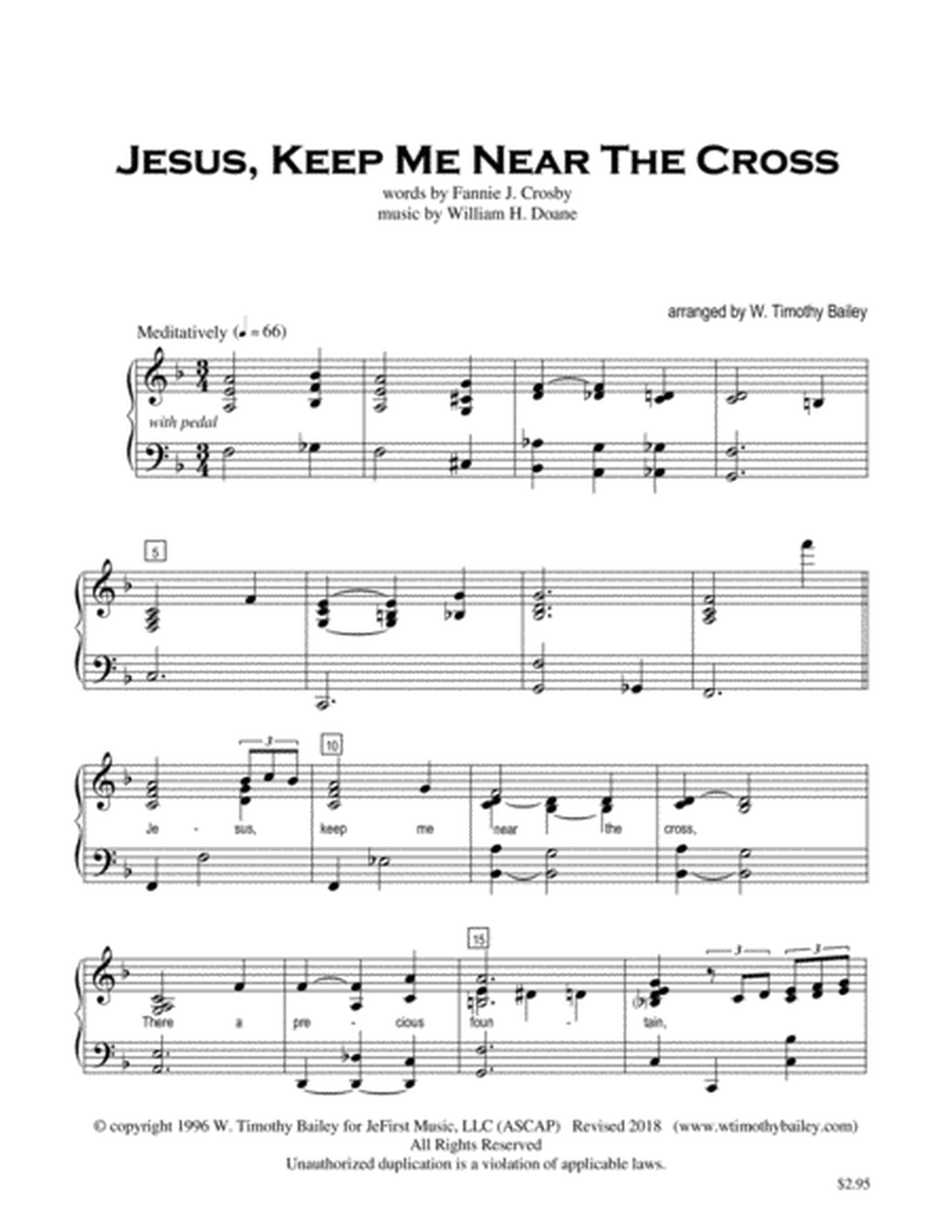 Jesus, Keep Me Near The Cross image number null